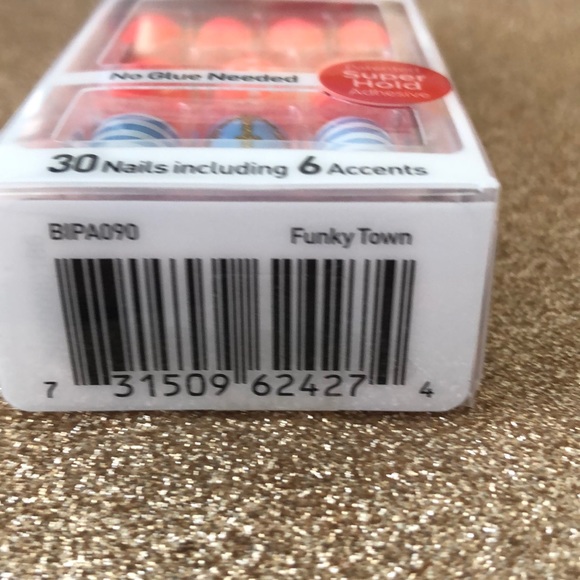 🌻 5/$15 Kiss Impress Nails- “Funky Town” - Picture 3 of 3